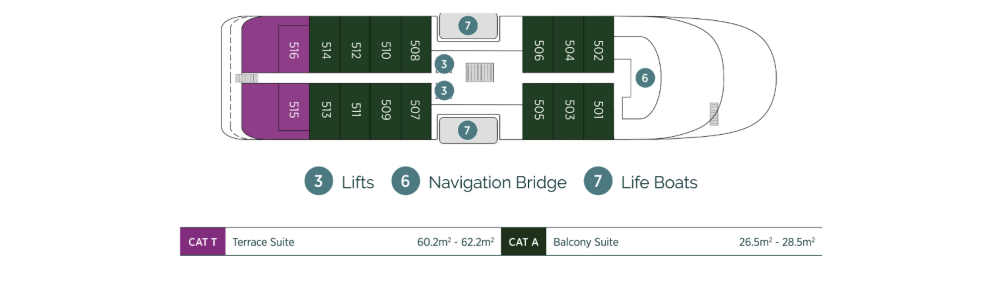 Panorama Deck plan